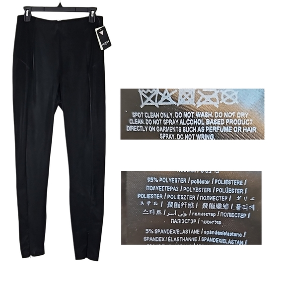 Guess Black Textured Dress Pants - Picture 7 of 8